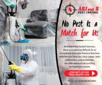 No Pest Is a Match for Us At ADJ&R Pest Control Services, there is no pest too …