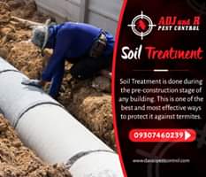 Soil Treatment Soil Treatment is done during the pre construction - ADJ and R Pest Control Services in Davao City